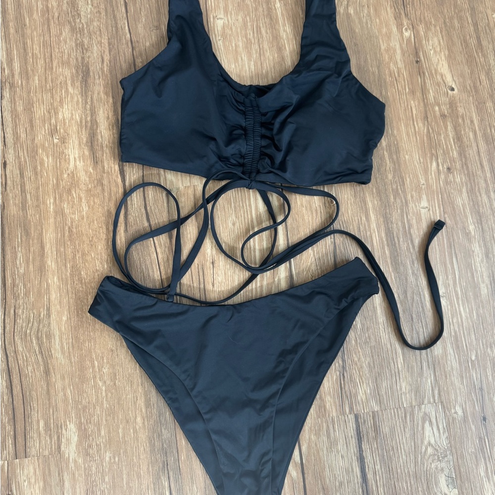 Black Women's Swimwear Set